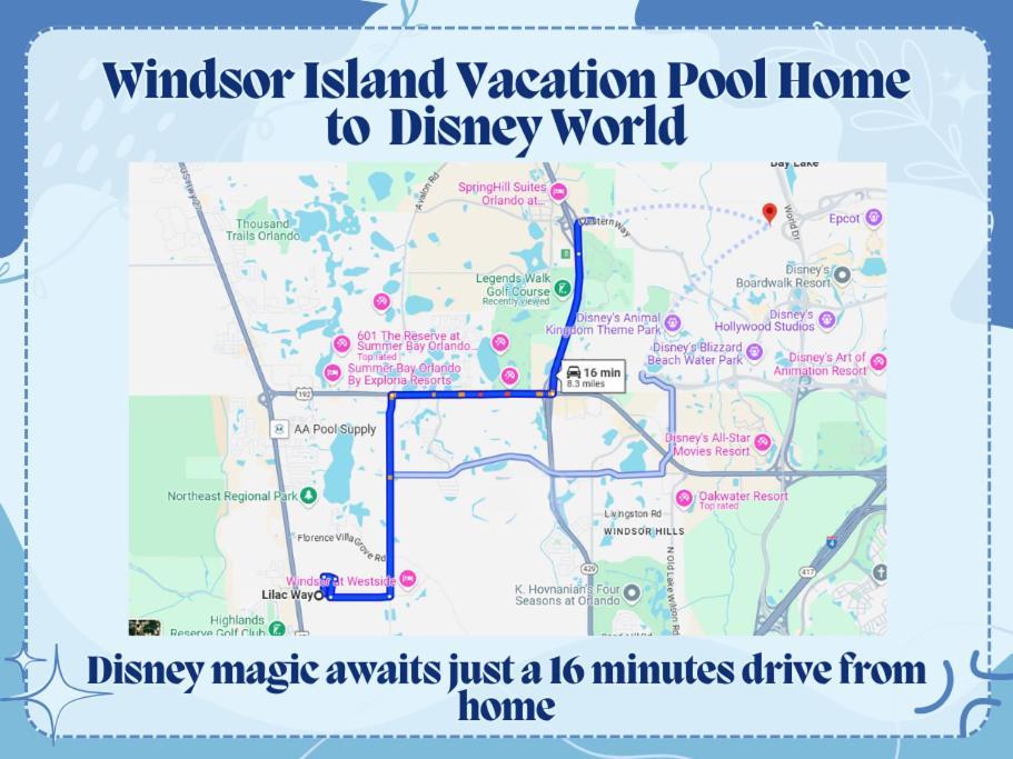 Windsor Island Vacation Pool Home Davenport Exterior photo